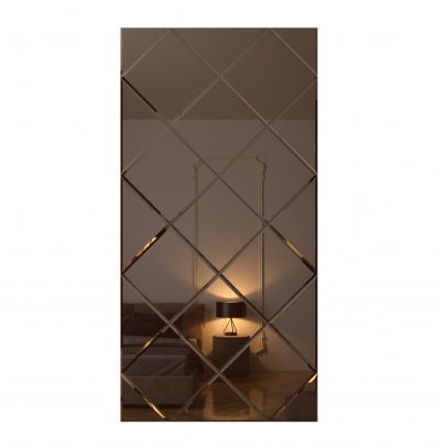 Panou din Oglinda Bronze cu fazeta, 150 x 75 cm