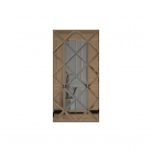 Oglinda Fazeta 750 x 1500 Gri cu perimetru Bronze