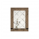 Oglinda Fazeta 1125 x 1500 Argintiu cu perimetru Bronze