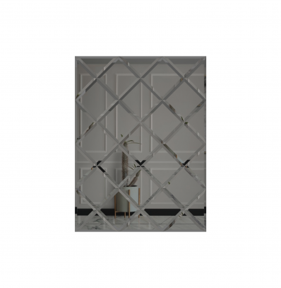 Oglinda Fazeta 1125 x 1500 Gri