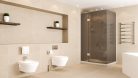 Cabina dus la 90 de grade model Aquara Gri